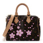 LV X TM Monogram Cherry Blossom Speedy Bandouliere 25 Sakura Brown