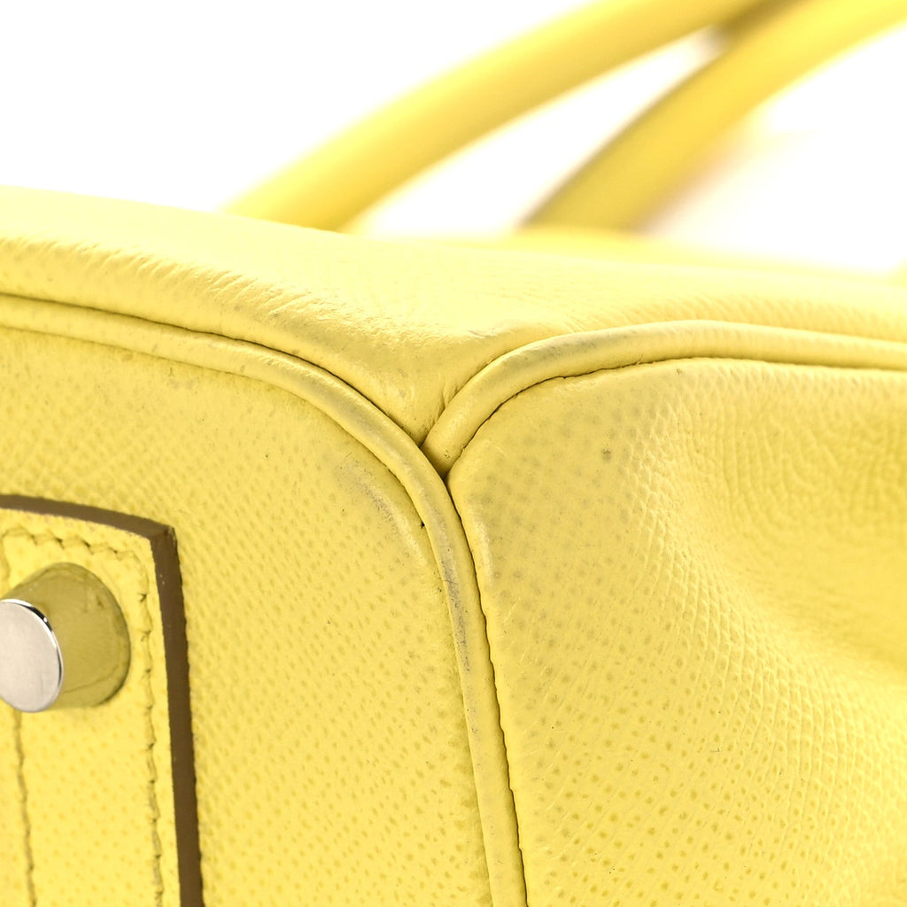 Epsom Birkin 35 Lime