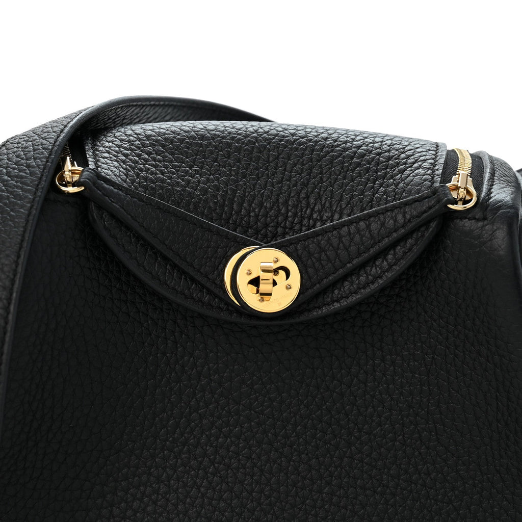 Taurillon Clemence Mini Lindy 20 Black