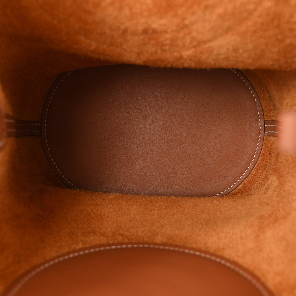 Taurillon Clemence Swift In-The-Loop 18 Bag Gold