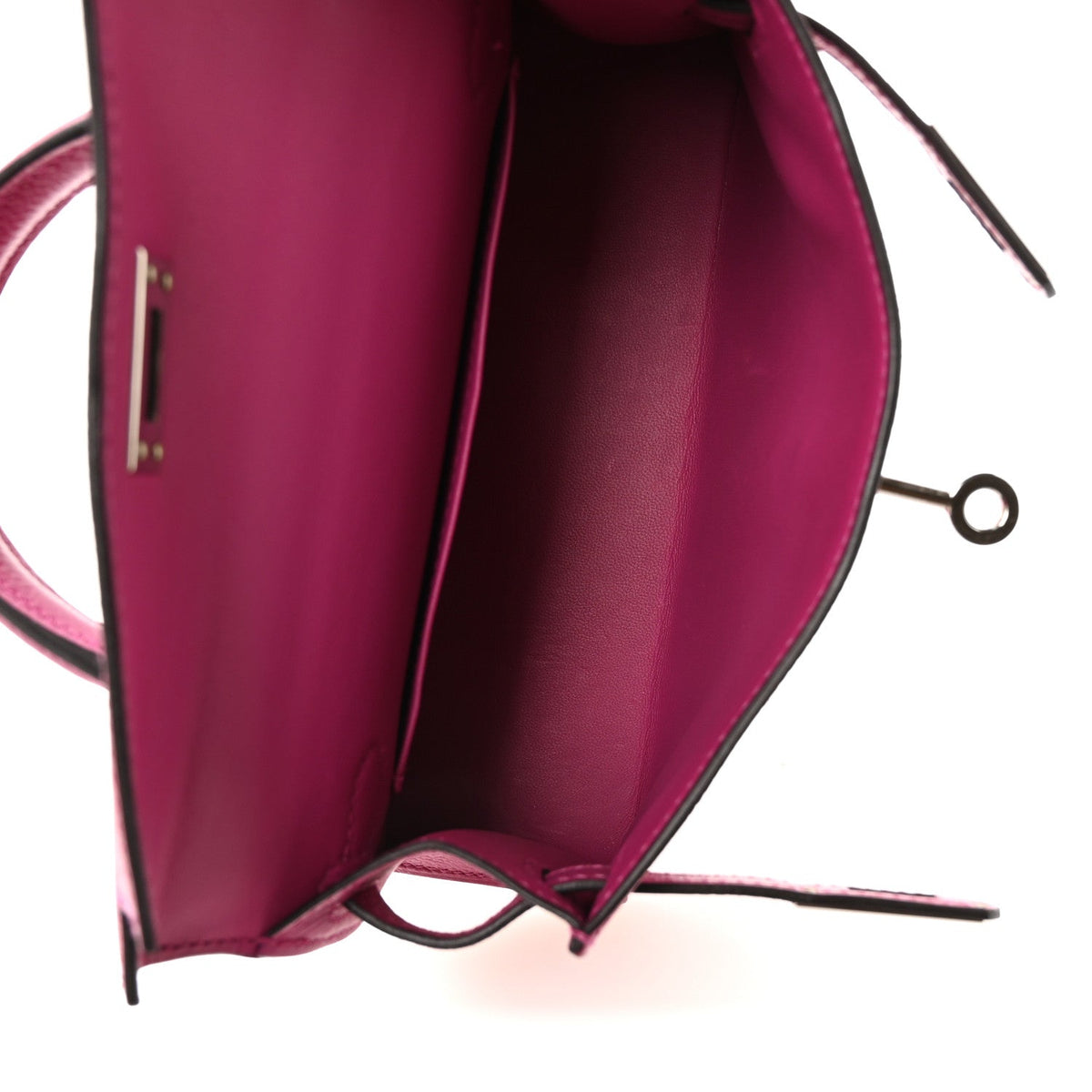 Epsom Mini Kelly Sellier 20 Rose Pourpre