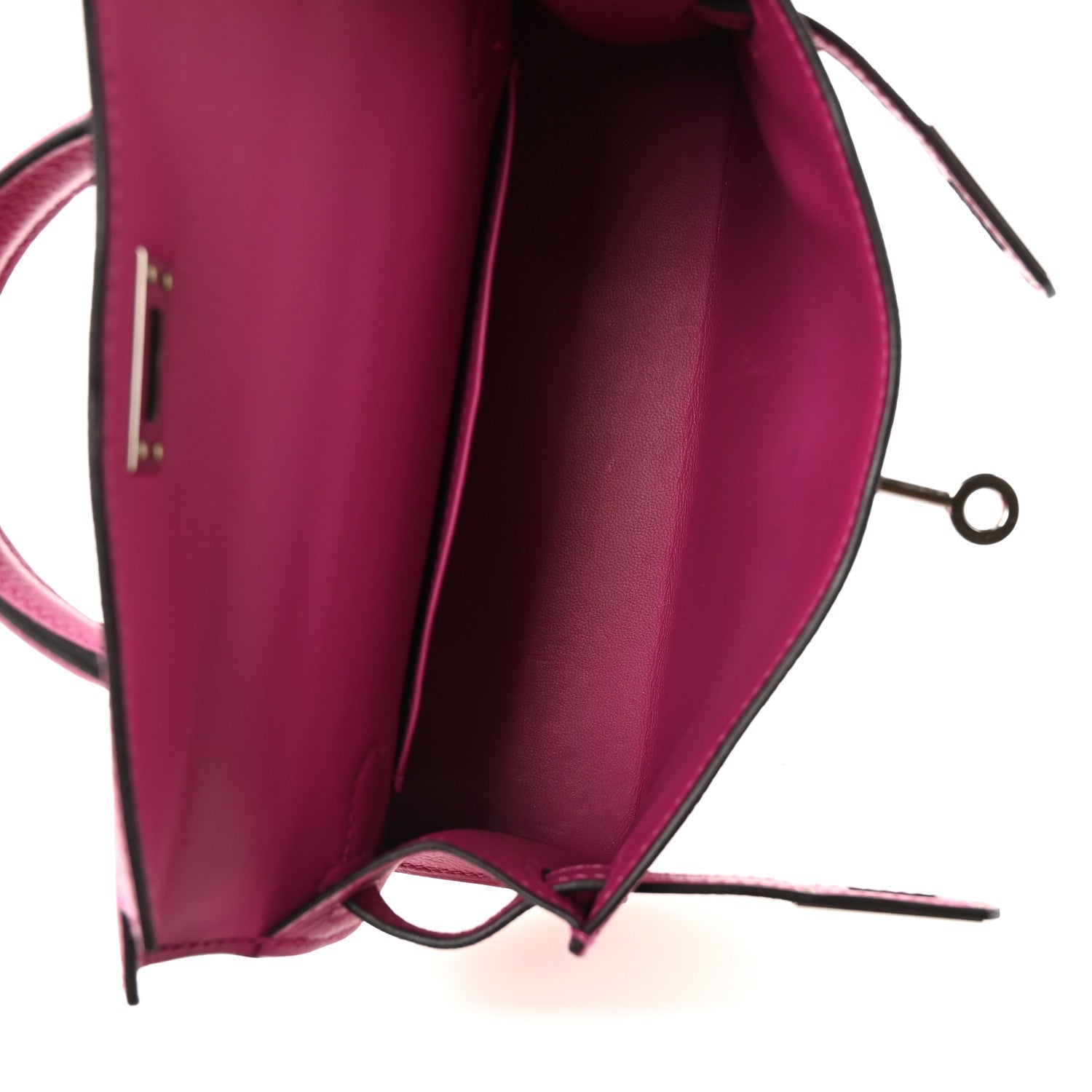 Epsom Mini Kelly Sellier 20 Rose Pourpre