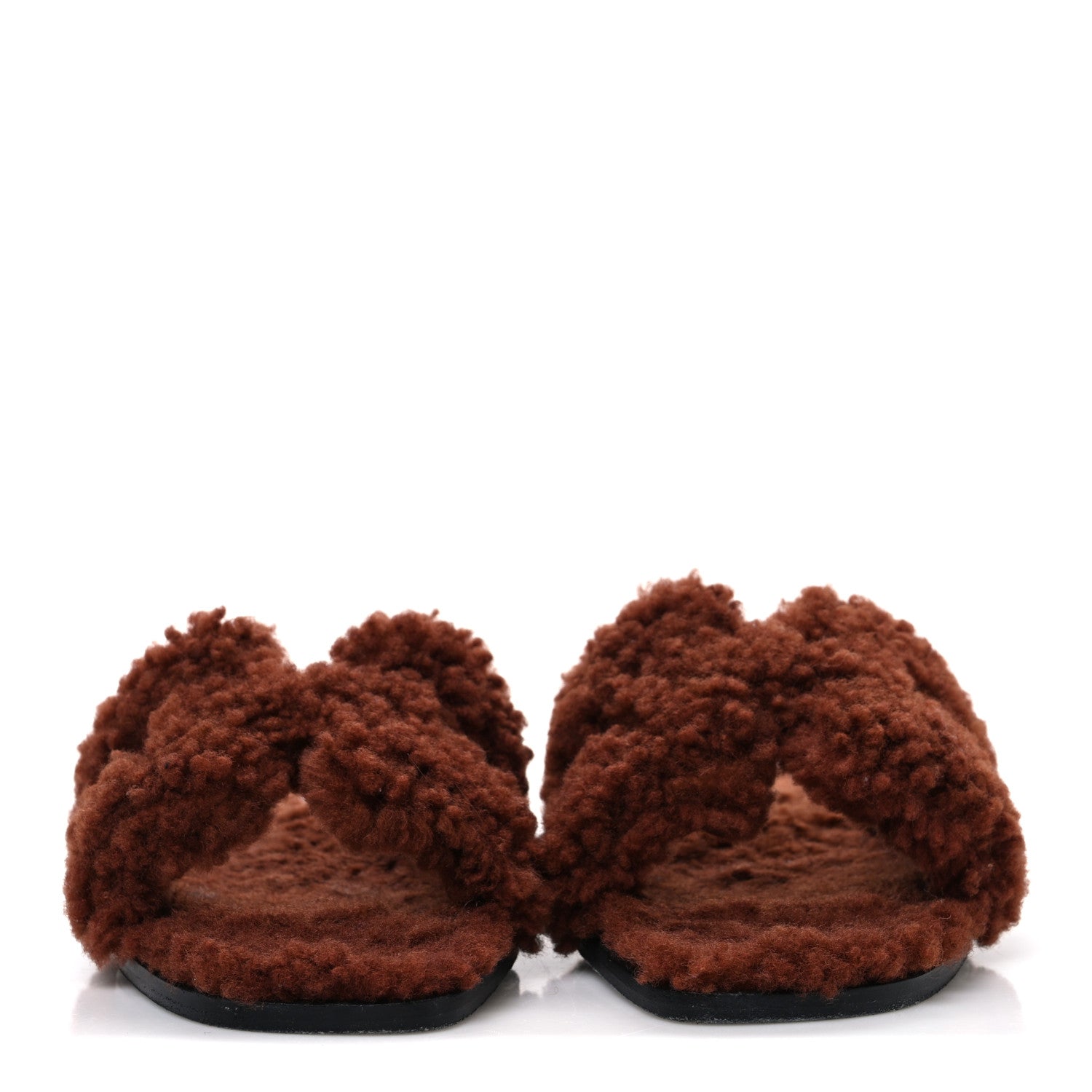 Woolskin Oran Sandals 37.5 Cognac