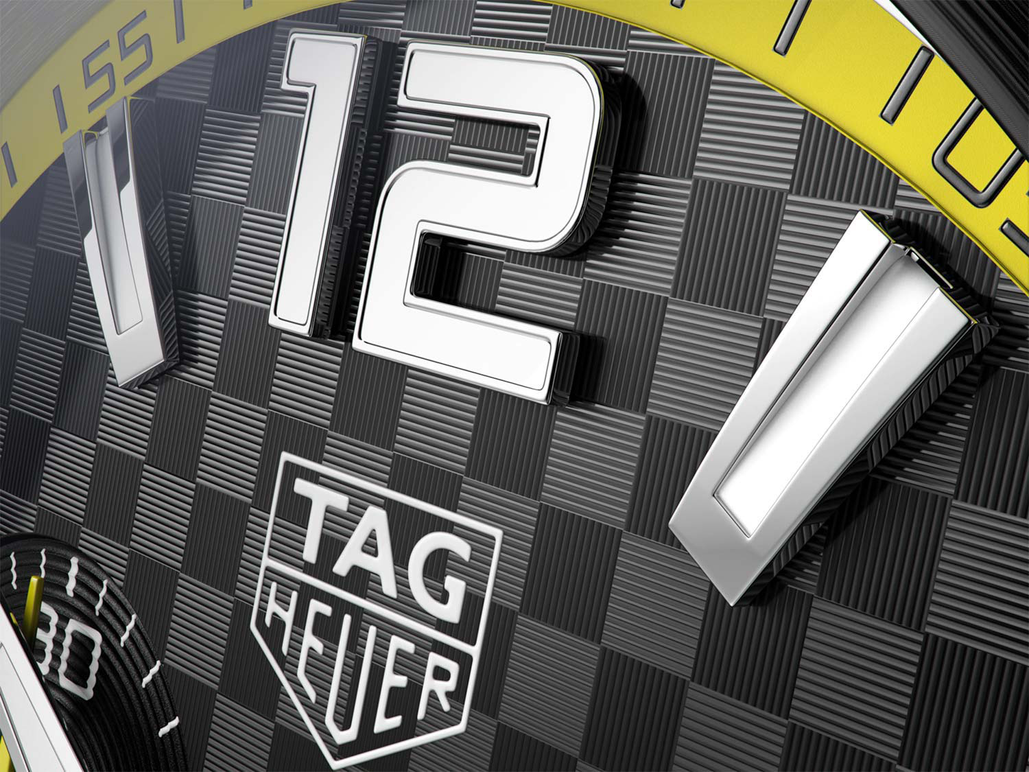 Tag Heuer Formula 1 Chronograph Grey Dial Black Nylon Strap Watch for Men - CAZ101AG.FC8304
