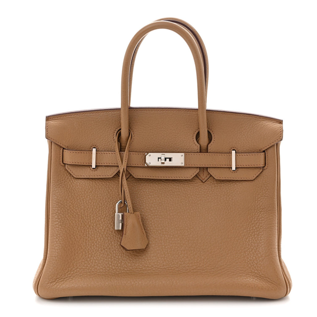 Taurillon Clemence Birkin 30 Biscuit