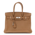 Taurillon Clemence Birkin 30 Biscuit