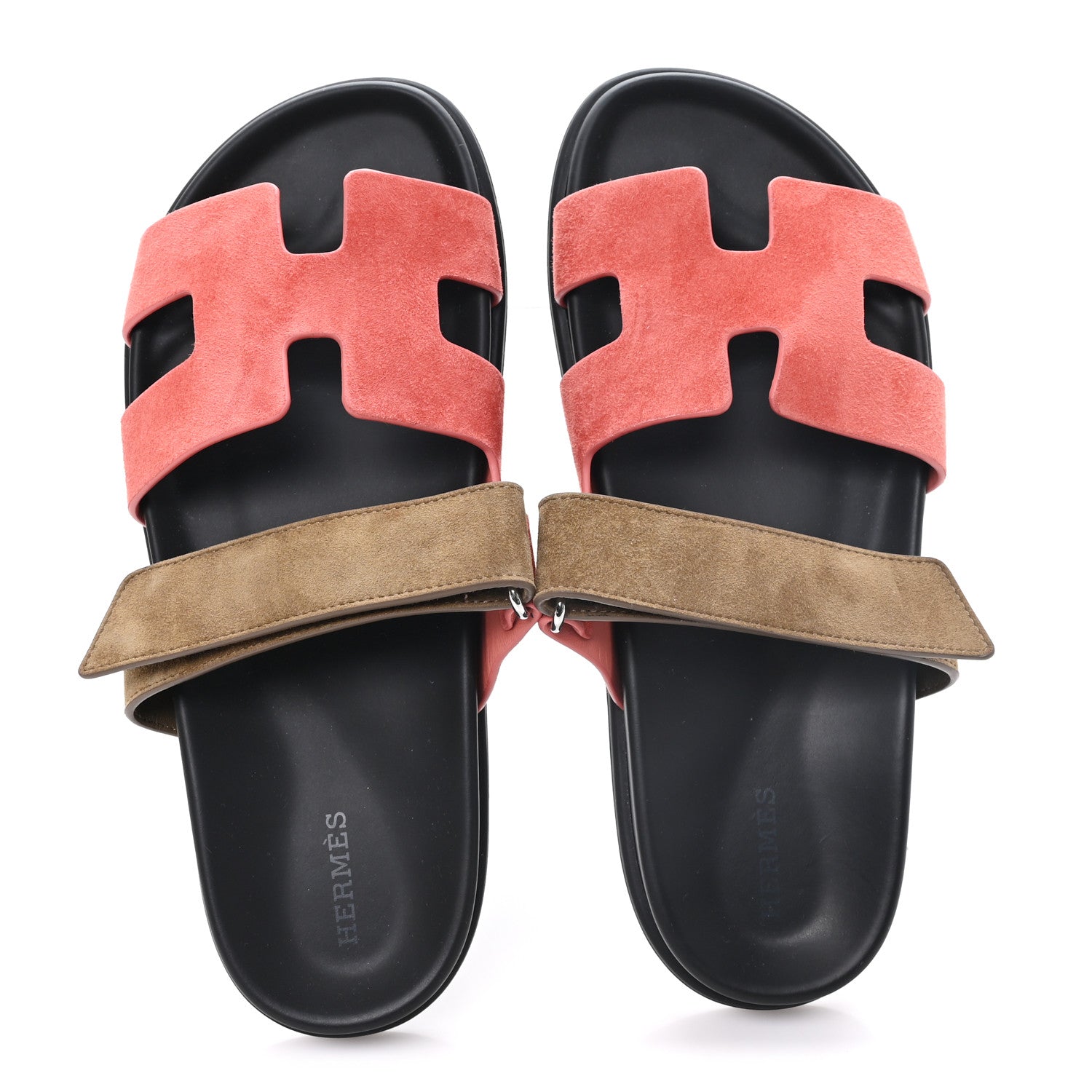 Suede Goatskin Womens Chypre Sandals 40 Rouge Tomette Terre Ambree