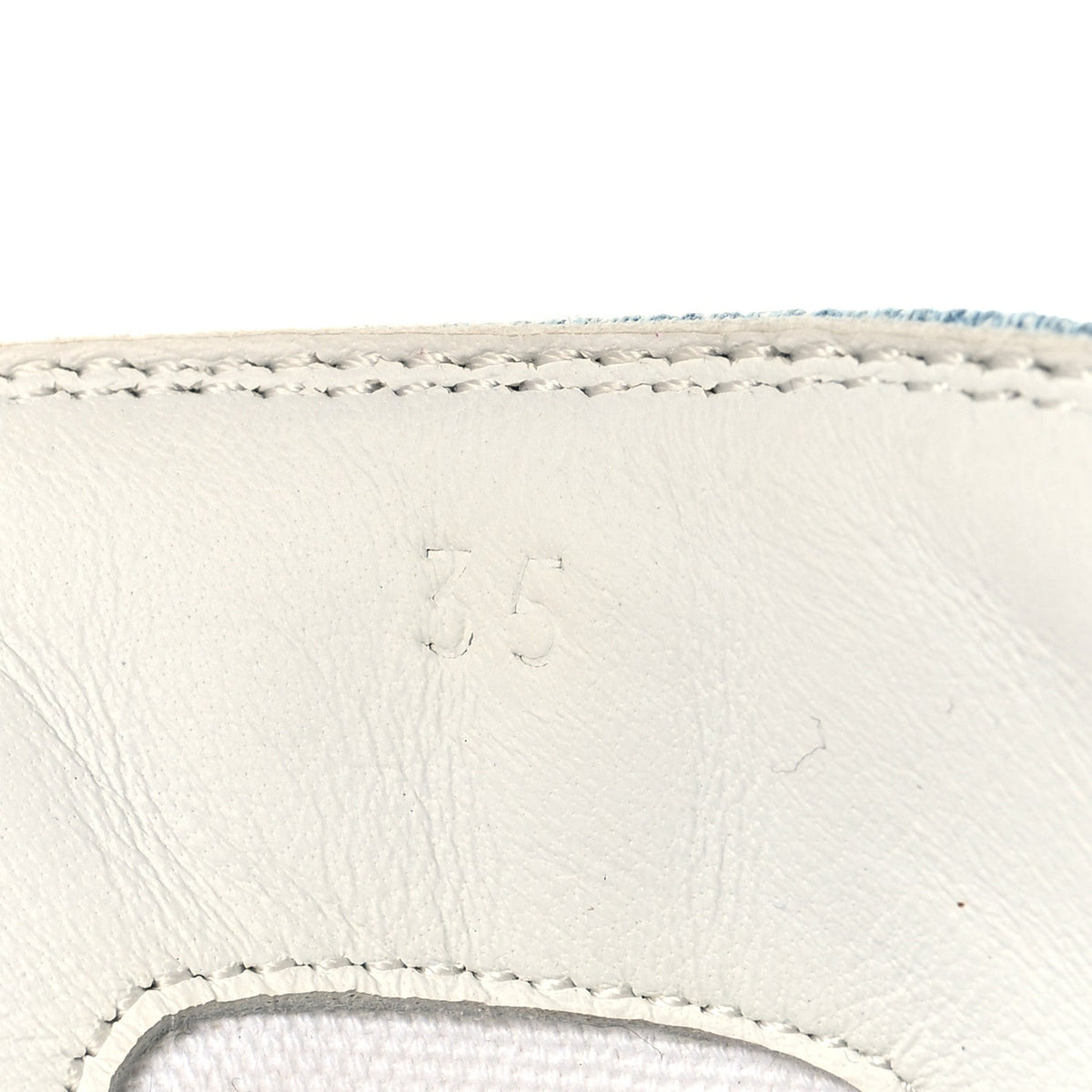 Denim Illico High Top Sneakers Bleu Clair White