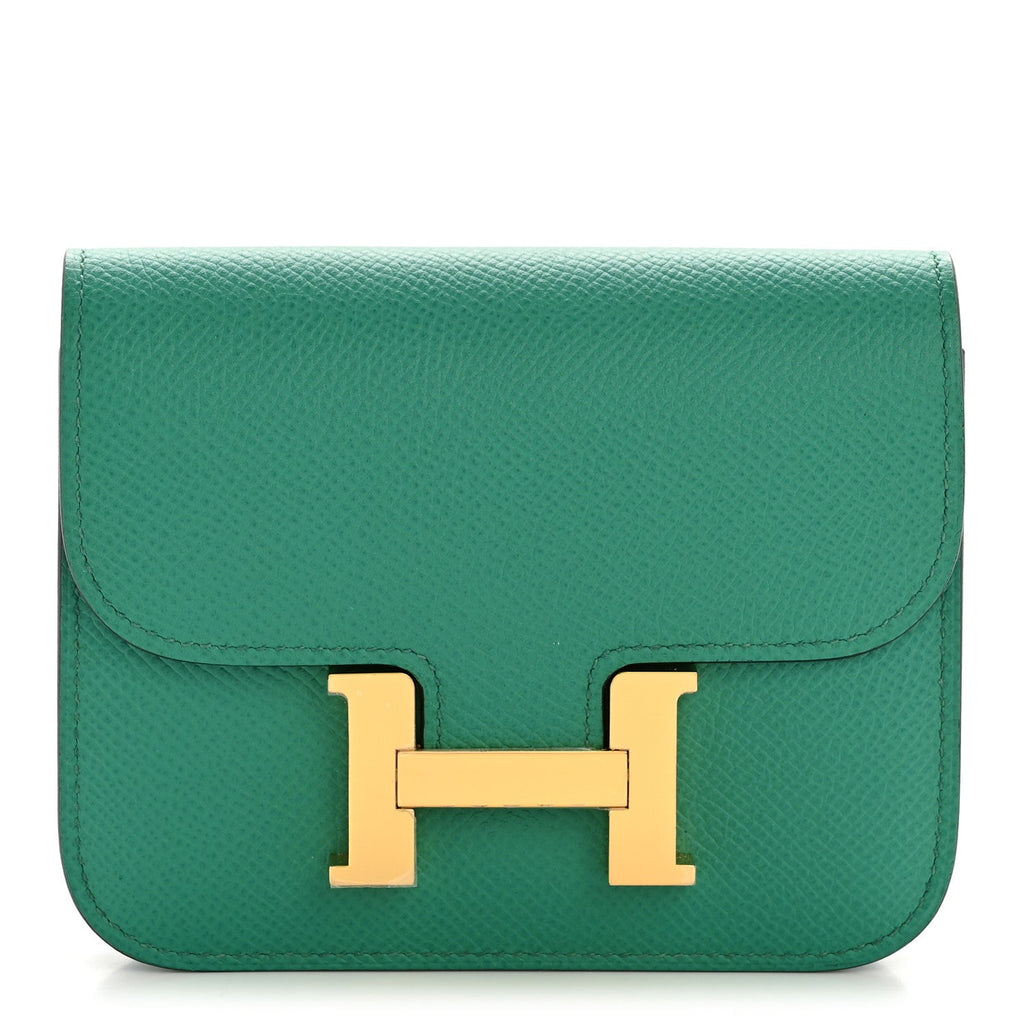 Epsom Constance Slim Wallet Vert Jade