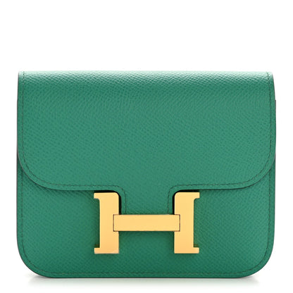 Epsom Constance Slim Wallet Vert Jade