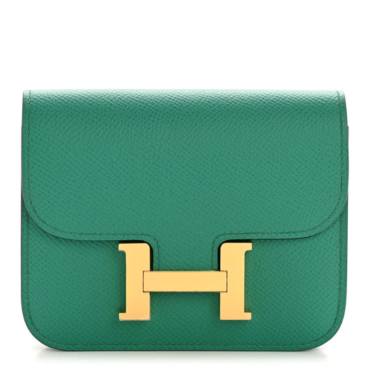 Epsom Constance Slim Wallet Vert Jade
