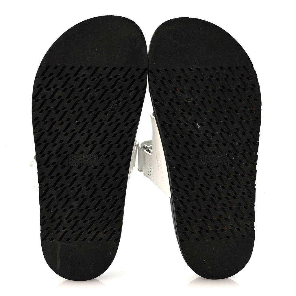 Calfskin Womens Chypre Sandals 37.5 White