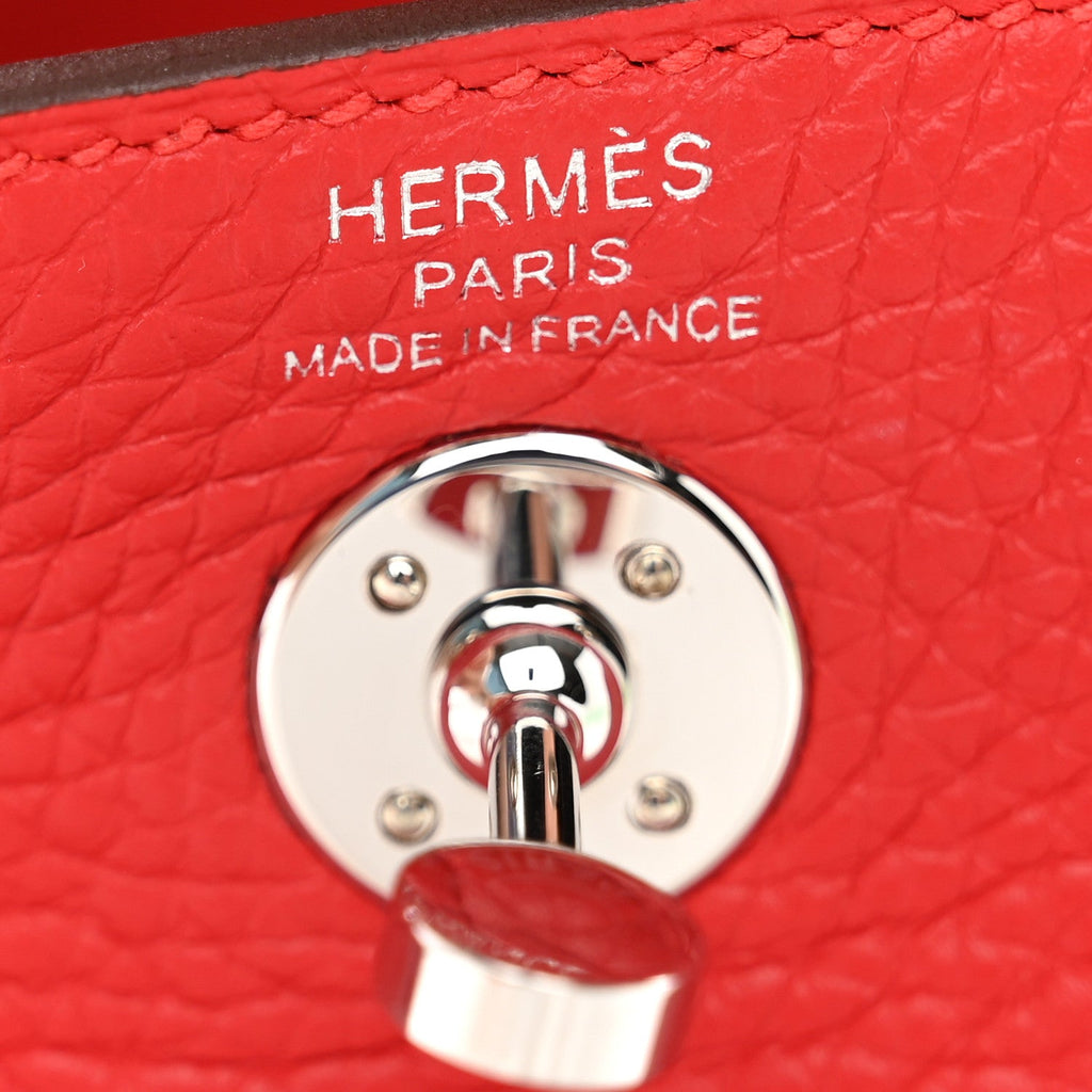 Taurillon Clemence Mini Lindy 20 Rouge Radieux