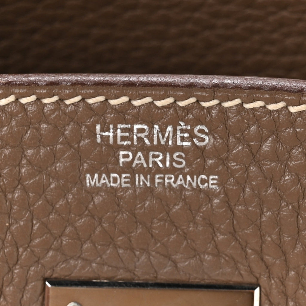 Taurillon Clemence Birkin 30 Etoupe