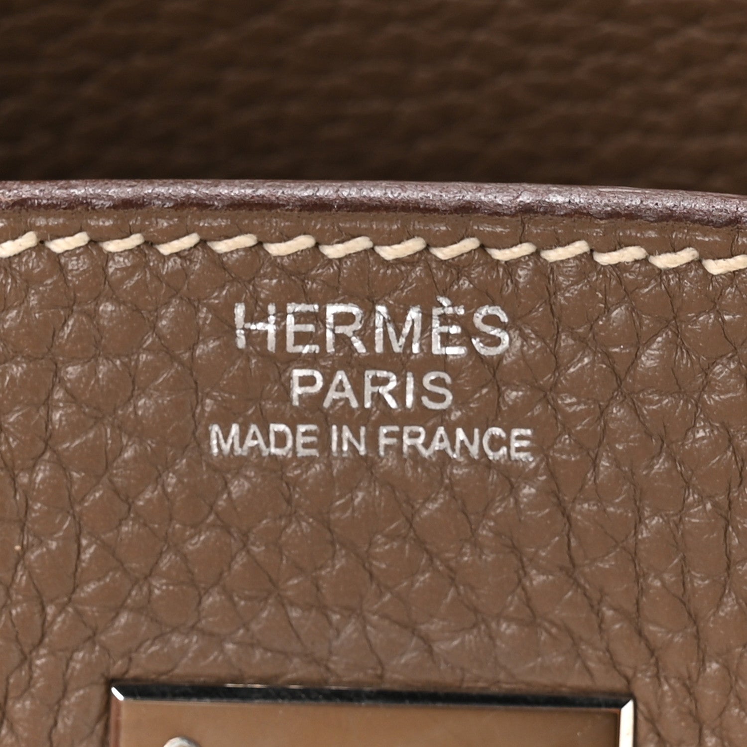 Taurillon Clemence Birkin 30 Etoupe