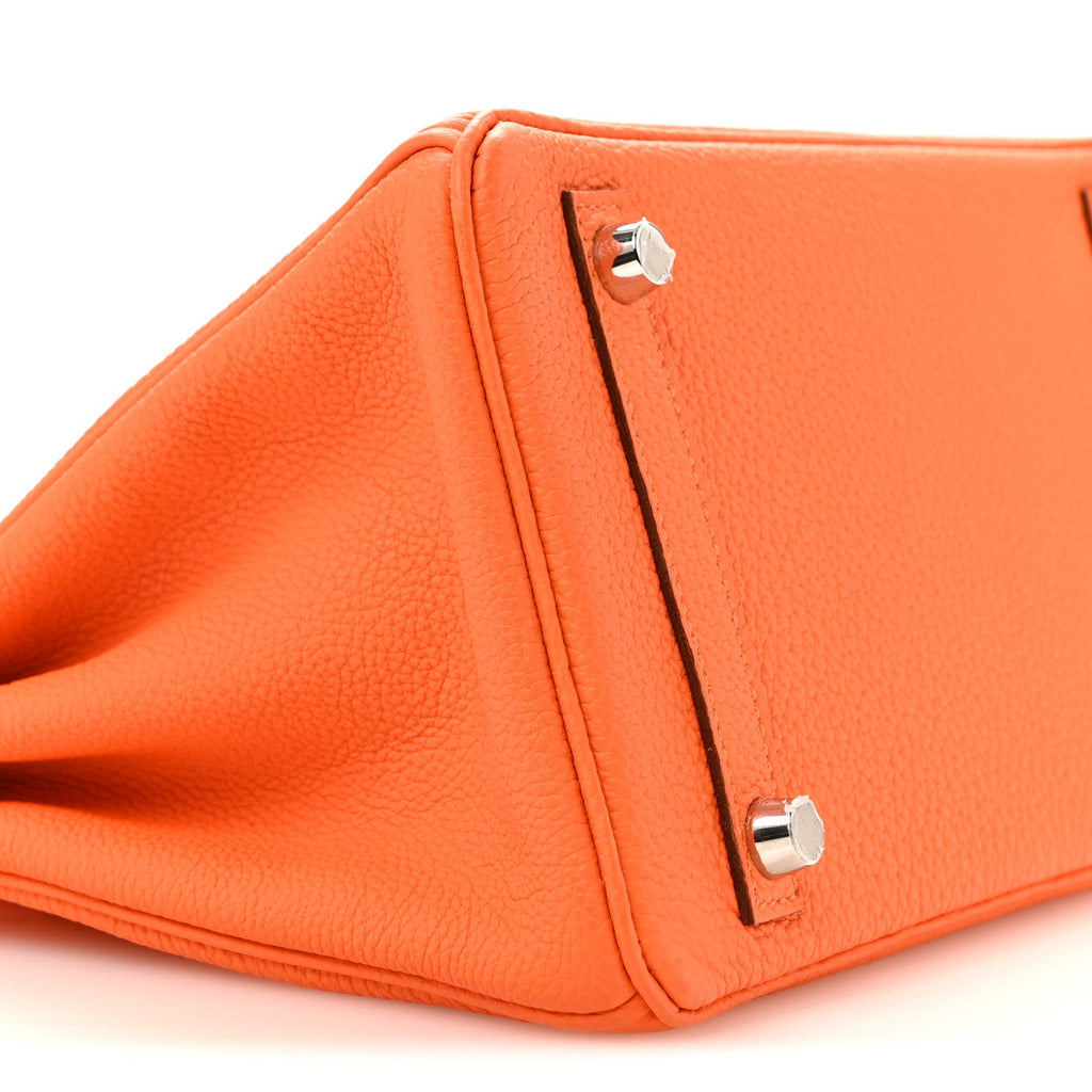 Togo Birkin 25 Orange Minium