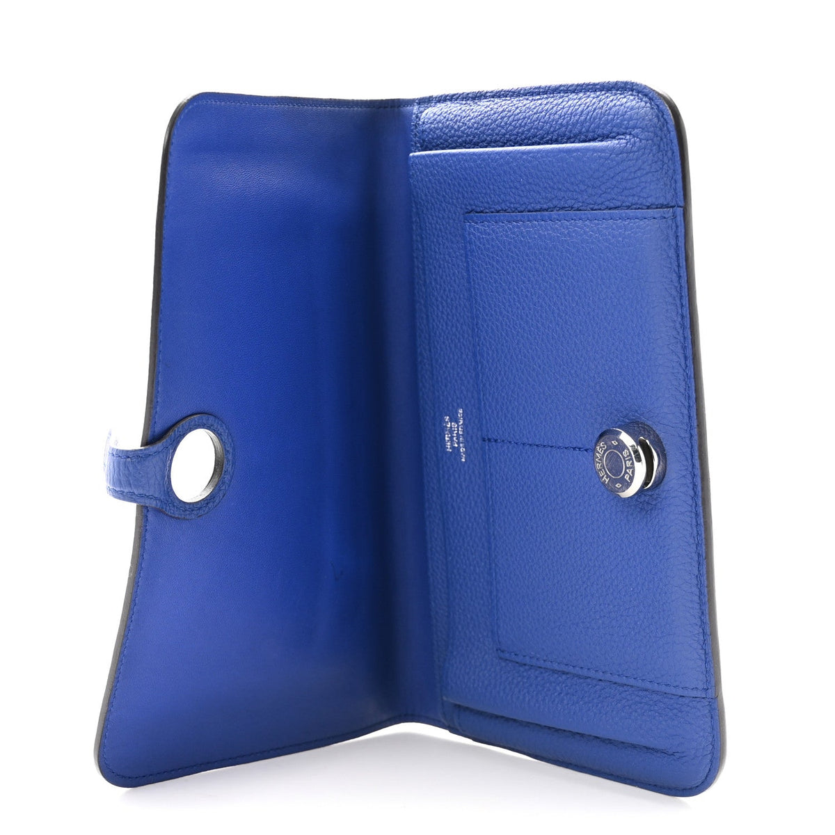 Togo Dogon Duo Wallet Bleu Electrique