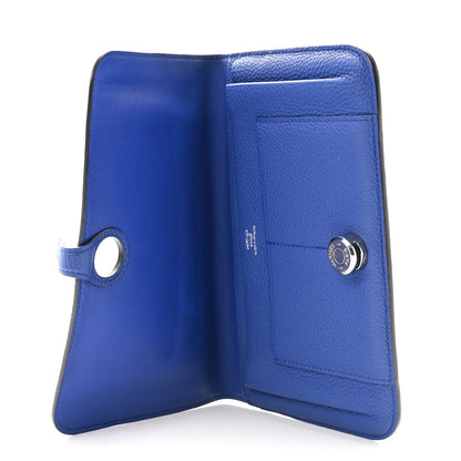 Togo Dogon Duo Wallet Bleu Electrique
