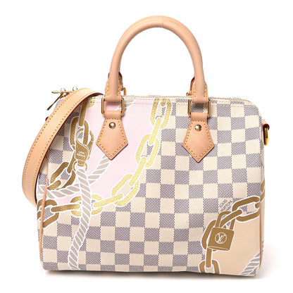 Damier Azur Nautical Speedy Bandouliere 25