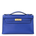 Swift Kelly Pochette Clutch Bleu Electrique