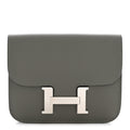 Evercolor Constance Slim Wallet Gris Meyer
