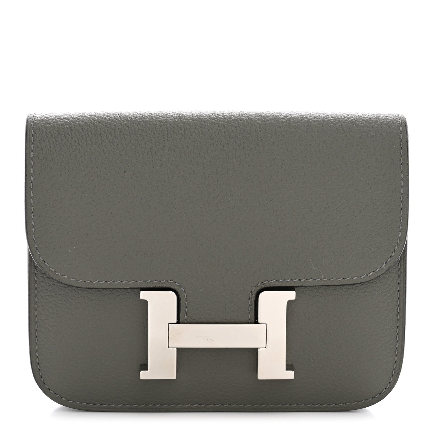 Evercolor Constance Slim Wallet Gris Meyer