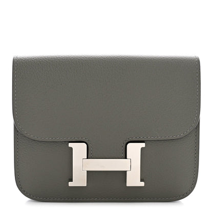 Evercolor Constance Slim Wallet Gris Meyer