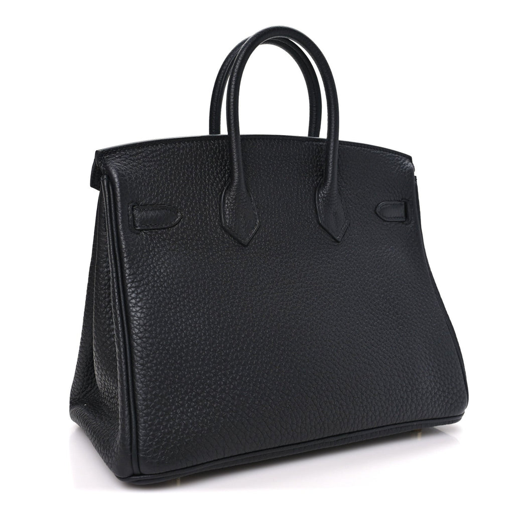 Togo Birkin 25 Black Black