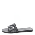 Rubber Aloha Sandals 38 Black