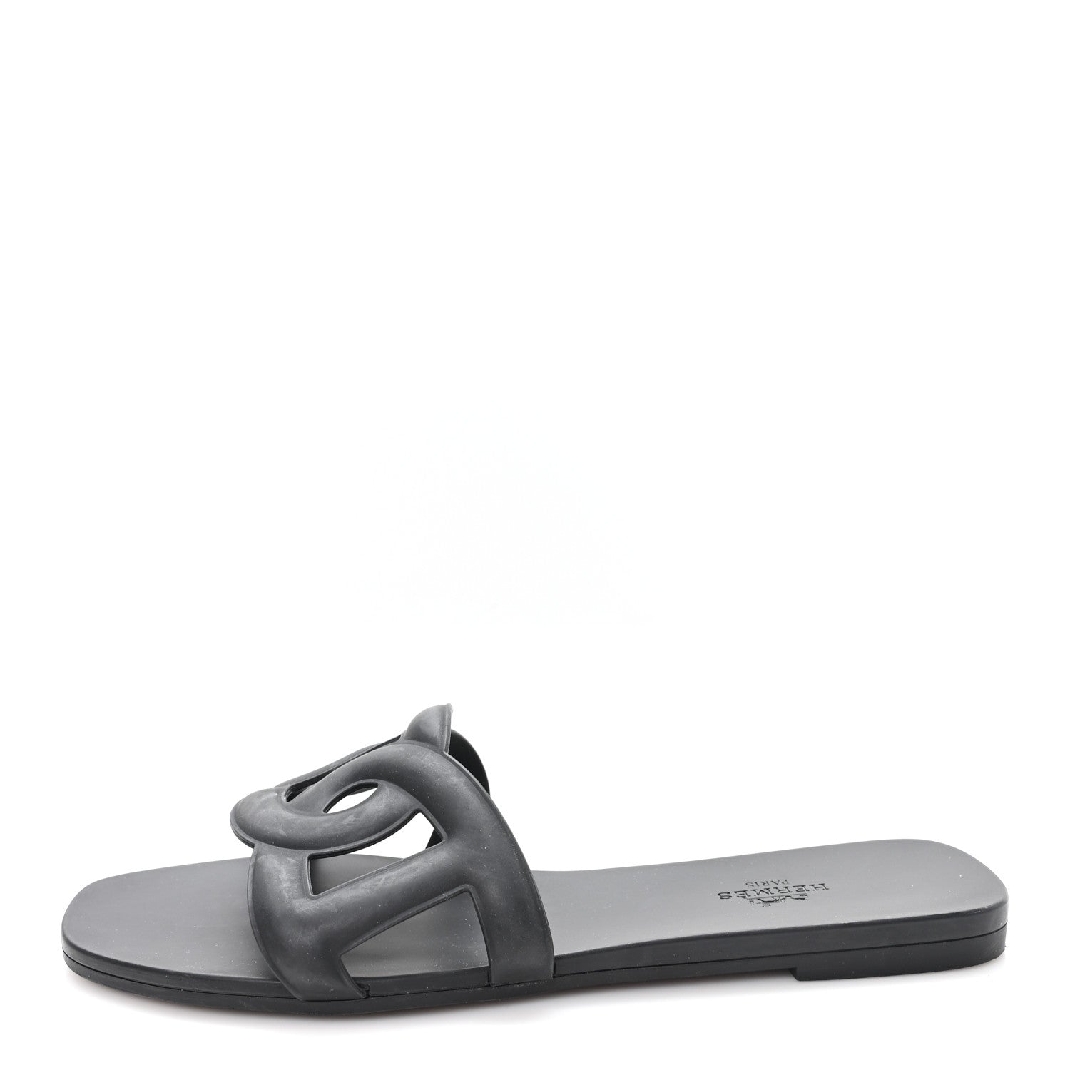 Rubber Aloha Sandals 38 Black