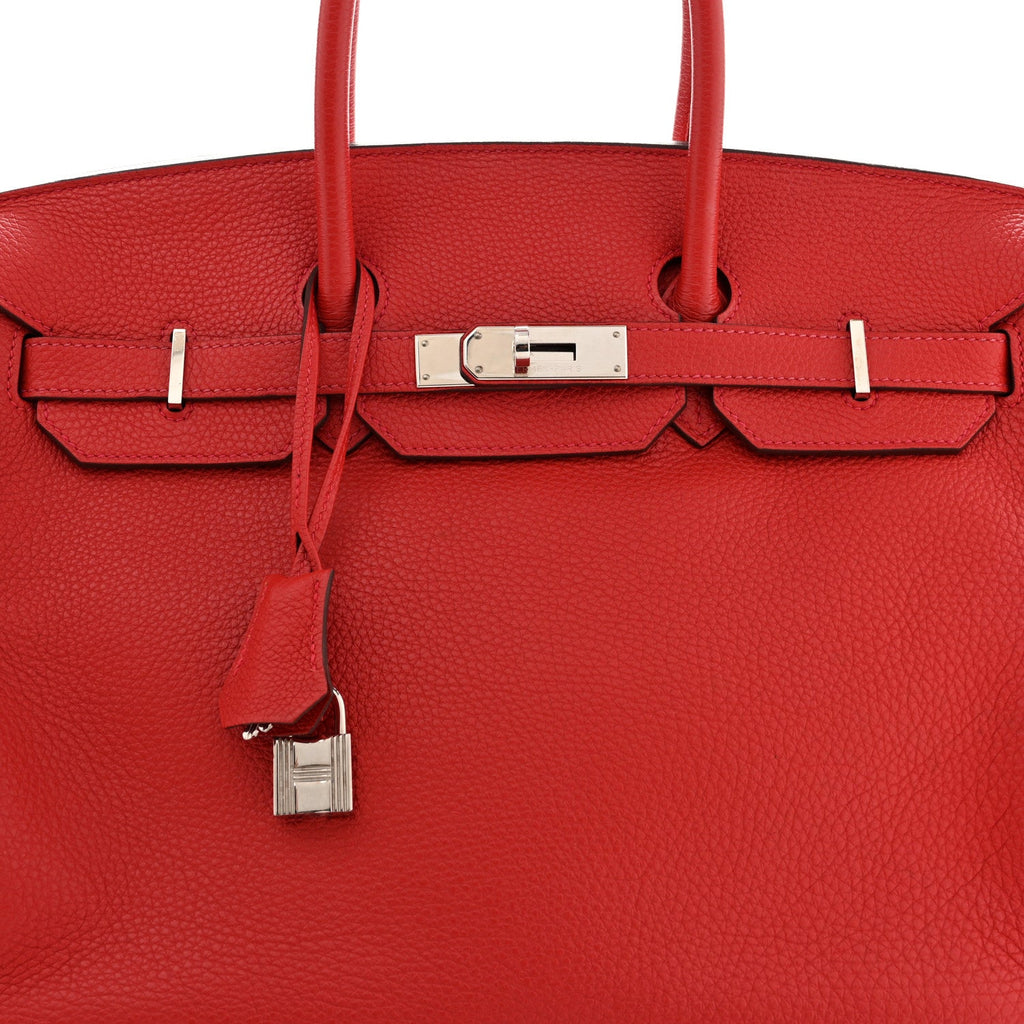 Togo BIRKIN 35 Rouge Casaque