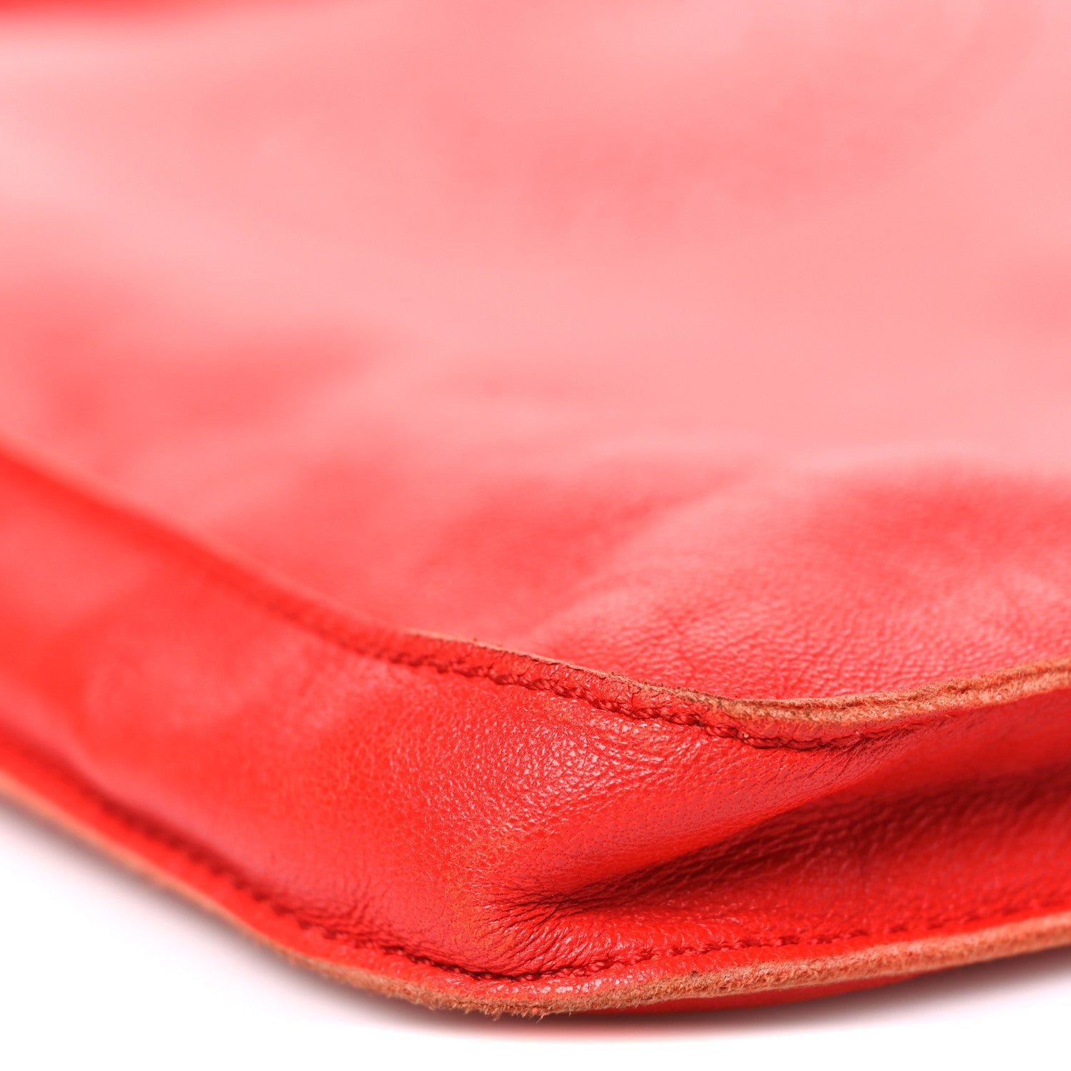 Lambskin Clou De Selle Pouch Rouge