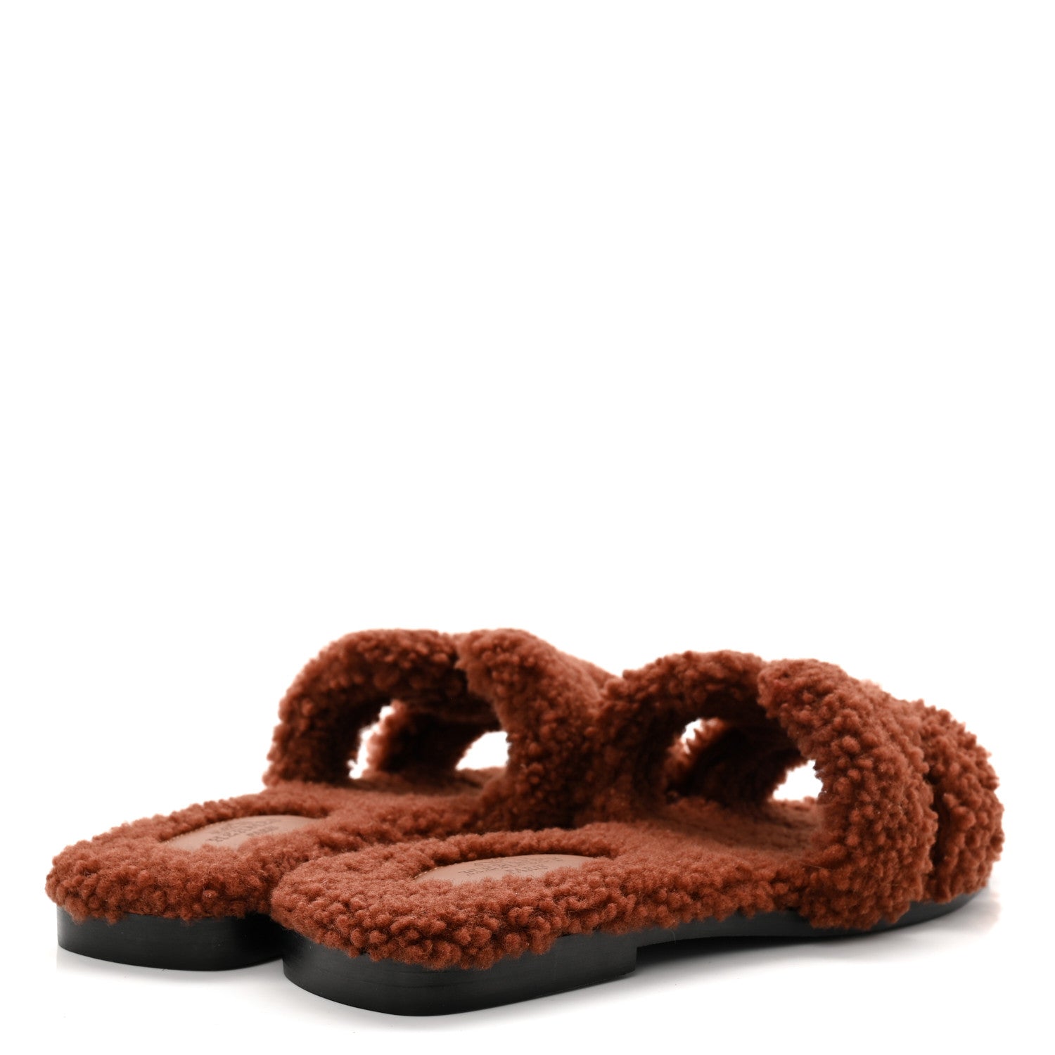 Woolskin Oran Sandals 37 Cognac