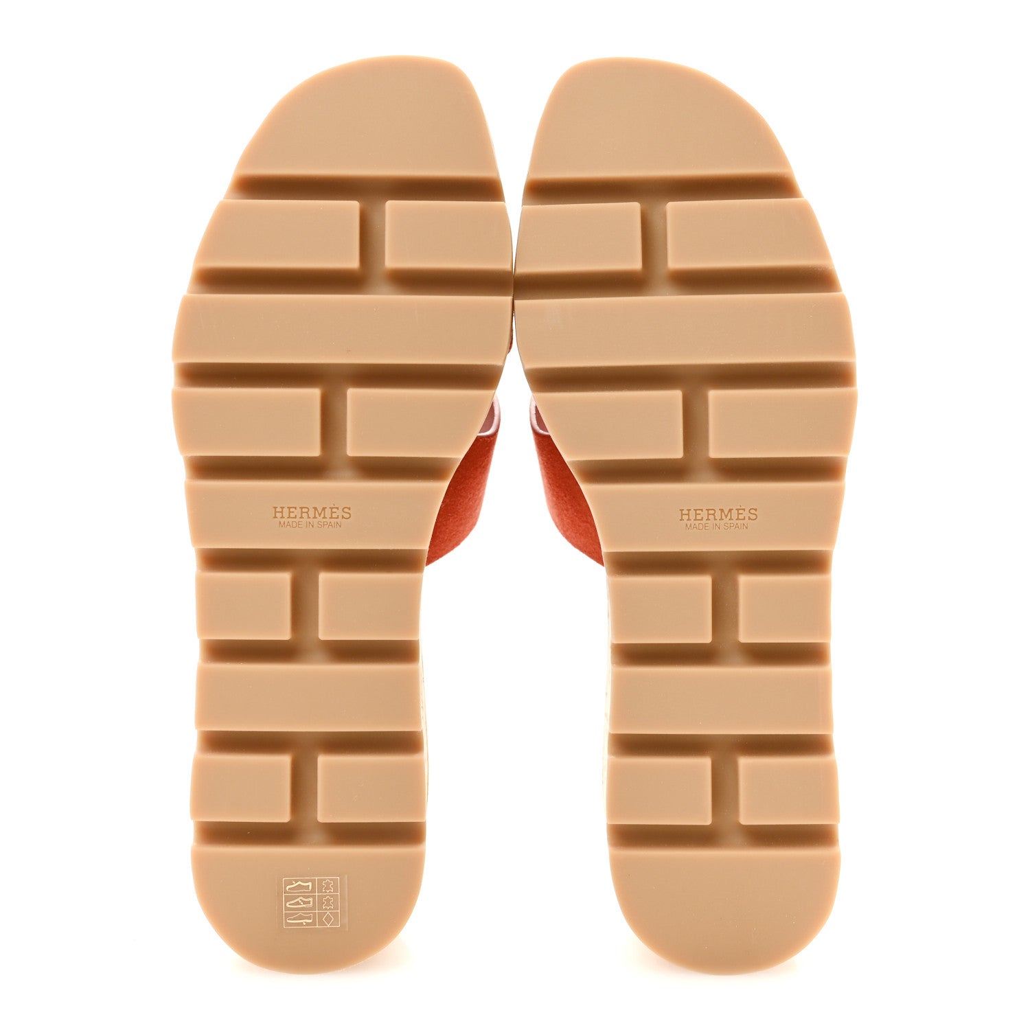 Suede Goatskin Cork Eze 30 Sandals 40 Orange Brulee