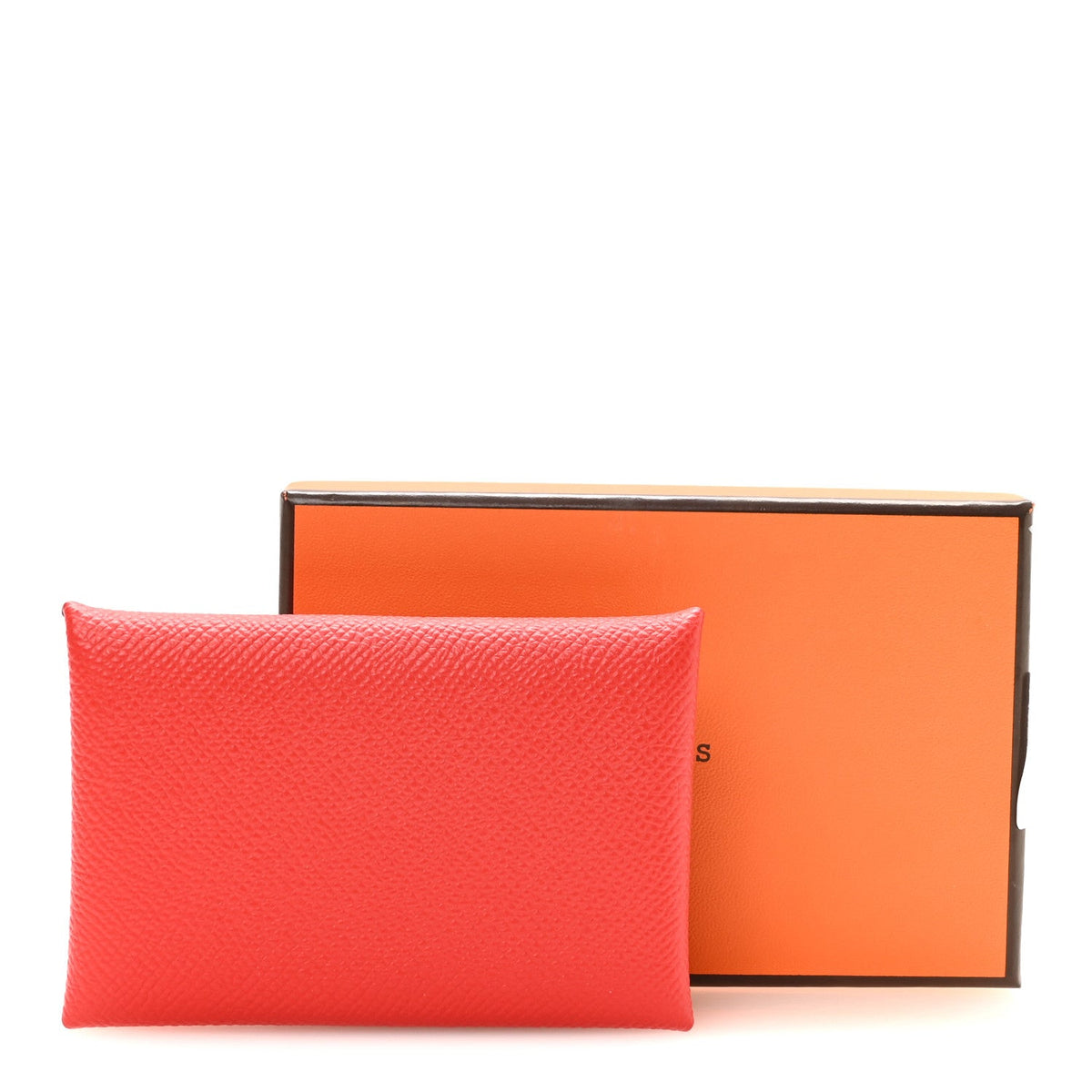 Epsom Calvi Card Case Rouge De Coeur