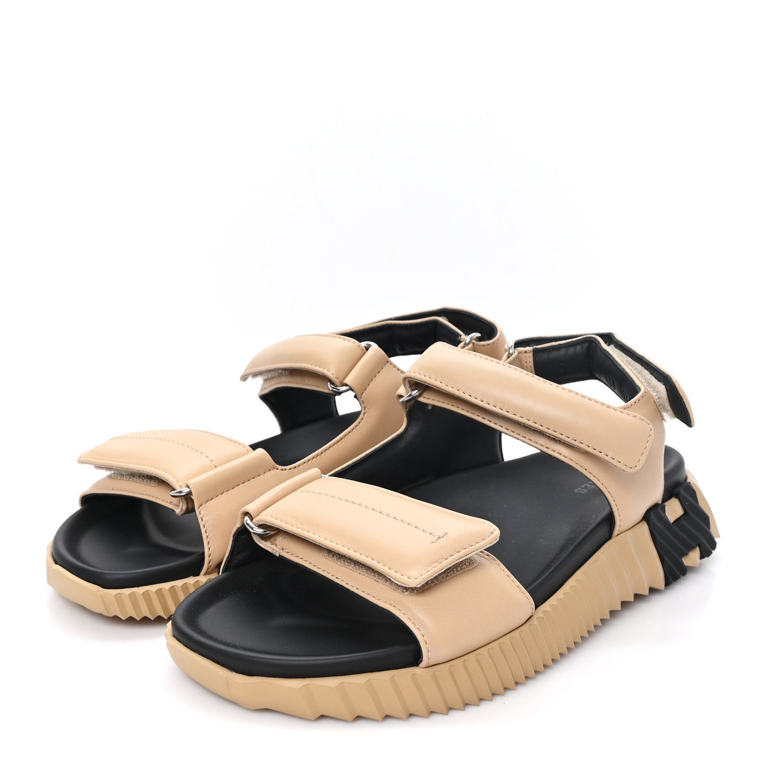 Lambskin Junior Womens Sandals 38 Beige Albinos