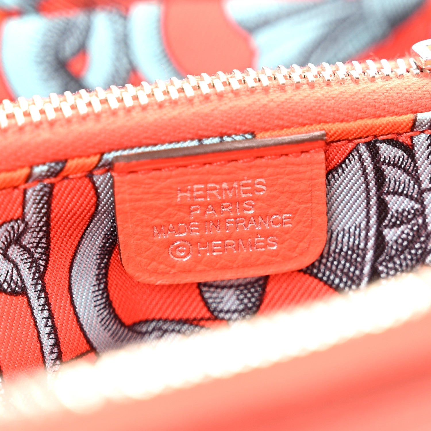 Epsom Silk'In Compact Wallet Orange Poppy