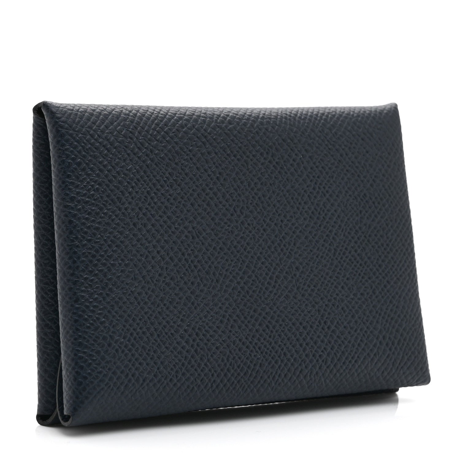 Epsom Verso Calvi Duo Card Case Bleu Indigo
