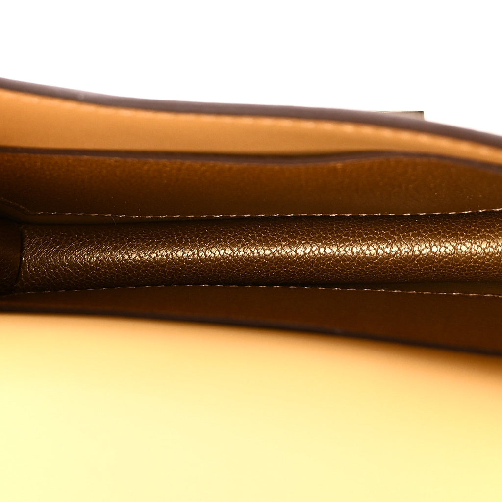 Metallic Chevre Chamkilight Constance Slim Wallet Dore