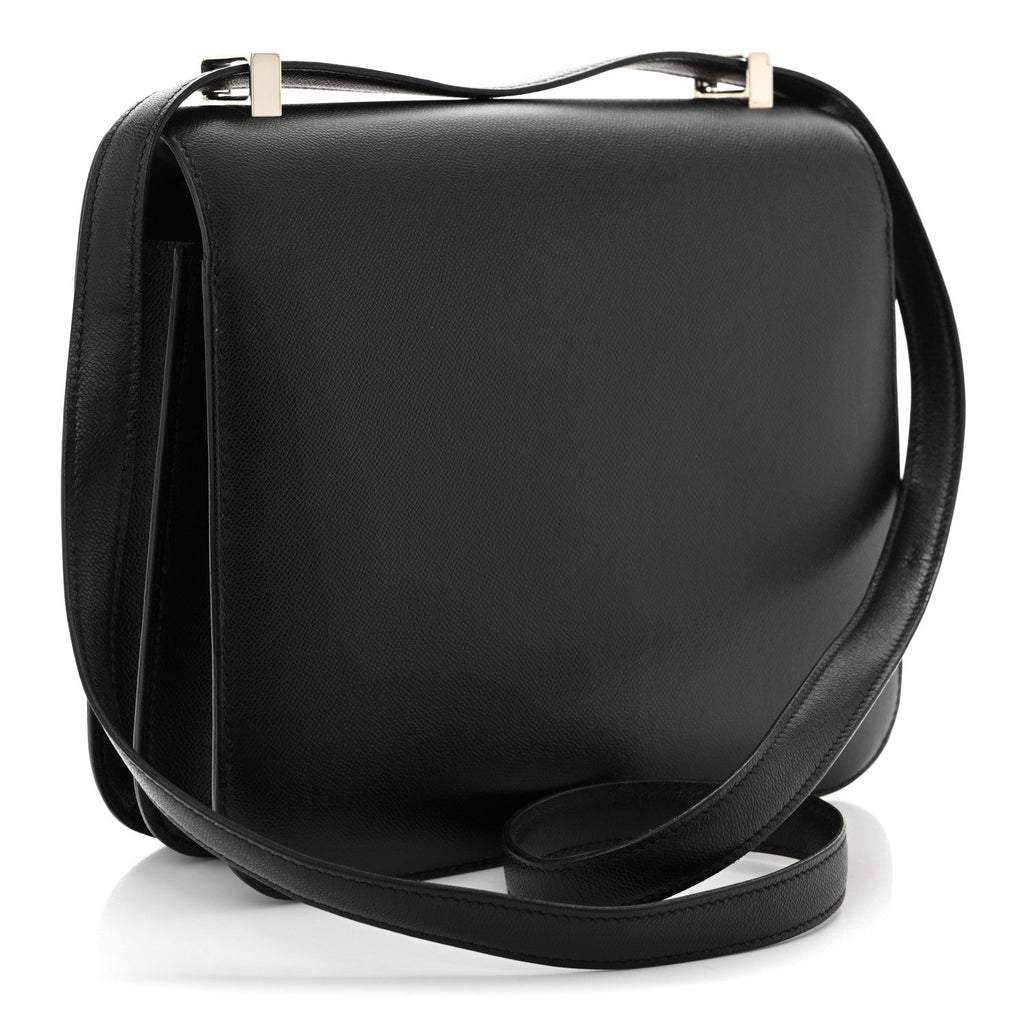 Madame Calfskin Lizard Constance 24 Black Ombre