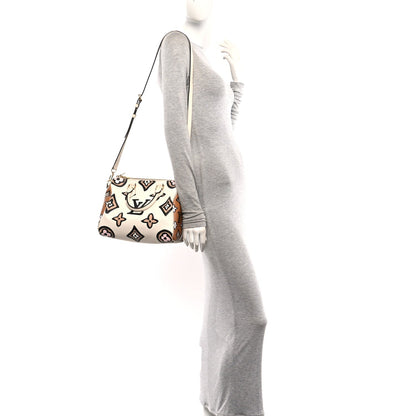 Monogram Giant Wild At Heart Speedy Bandouliere 25 Creme