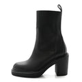 Calfskin Donia 70 Ankle Boots 36 Black