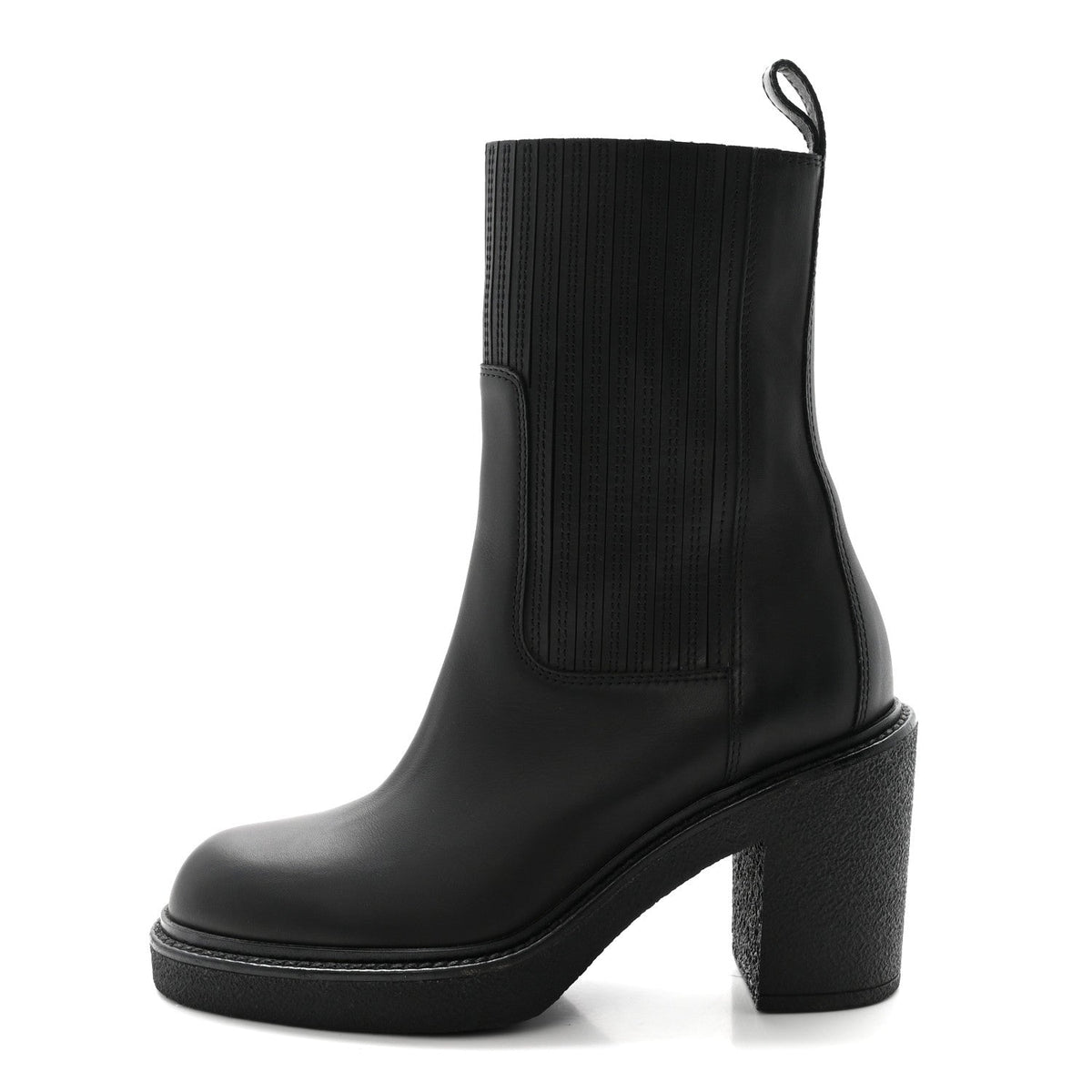 Calfskin Donia 70 Ankle Boots Black