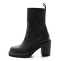 Calfskin Donia 70 Ankle Boots Black