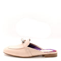 Goatskin Oz Mules 37.5 Blanc Poros