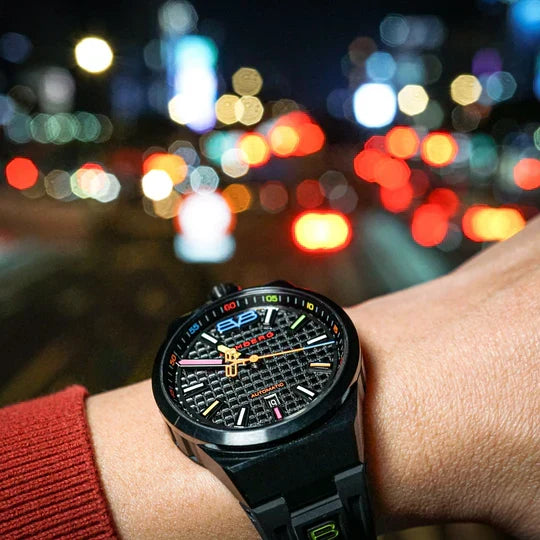 Bomberg Men's Watch BOLT-68 Neo Automatic Taipei Metropolis Black PVD