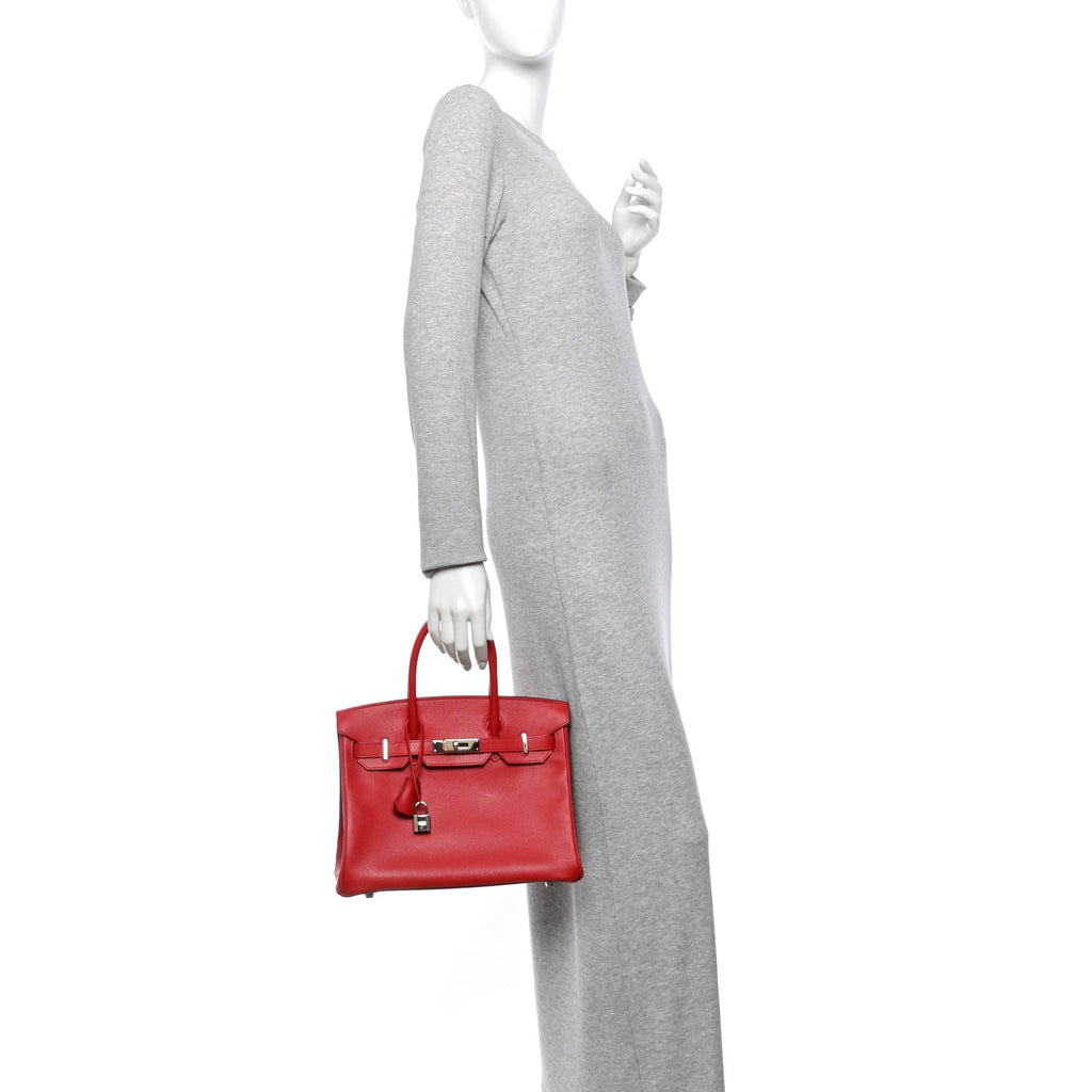 Epsom BIRKIN 30 Rouge Casaque
