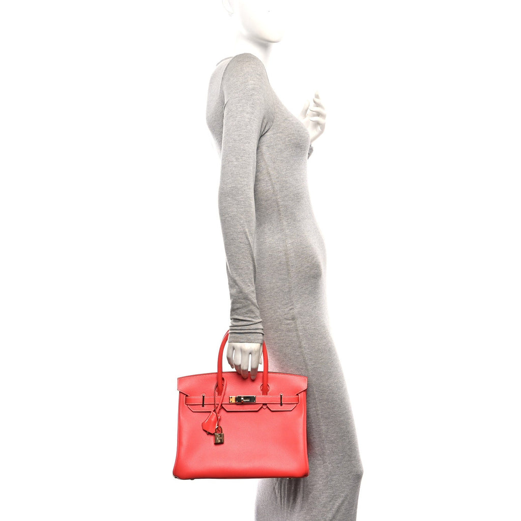 Epsom Candy Birkin 30 Rose Jaipur Gold