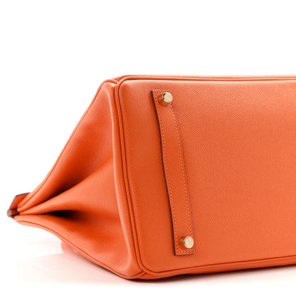Epsom Birkin 35 Orange