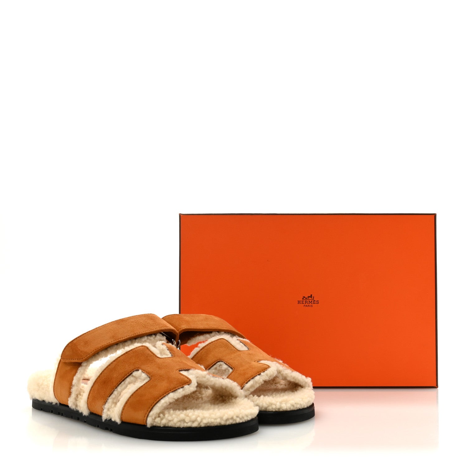 Suede Goatskin Woolskin Womens Chypre Sandals 40 Naturel Ecru